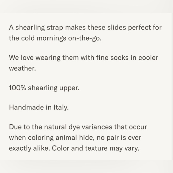 Jenni Kayne Shearling Slide Sandals - Picture 3 of 6